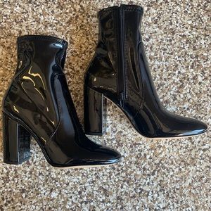 Aldo Patent Leather Booties